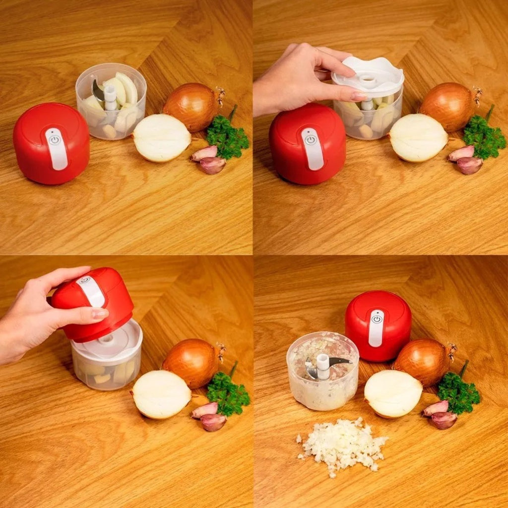 Mini Processador Triturador de Alimentos Elétrico USB