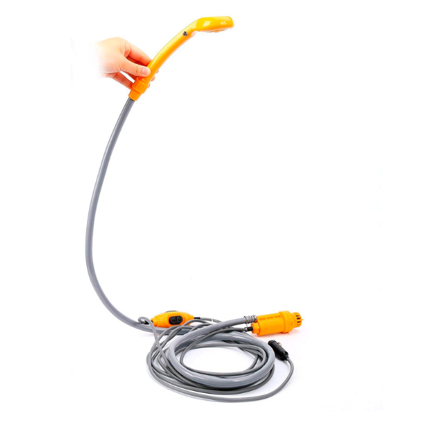 Ducha Chuveiro Portátil Camping Elétrica 12v Acendedor Carro