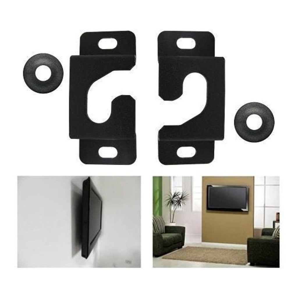 [2 Unidades] - Suporte Fixo de Parede para TVs de 13” a 70”